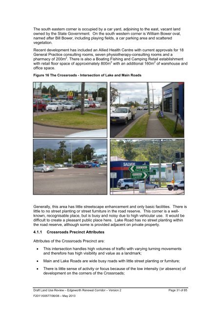 Edgeworth Renewal Corridor Project - Lake Macquarie City Council