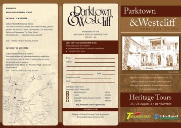 &Westcliff; - The Parktown and Westcliff Heritage Trust