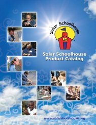 Solar Schoolhouse Product Catalog
