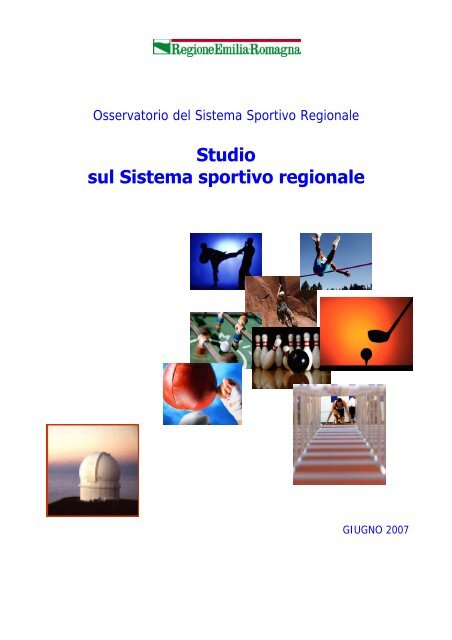 Studio sul Sistema sportivo regionale - Cultura in Cifre - Istat