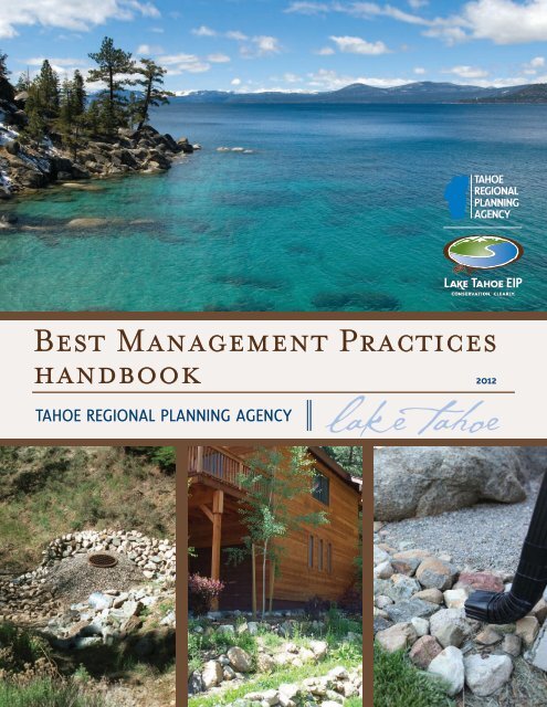 BEsT MANAGEMENT PRACTICEs HANDbooK - Tahoe BMP