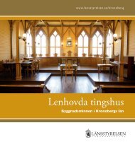 Lenhovda Tingshus ( Pdf) - LÃ¤nsstyrelserna