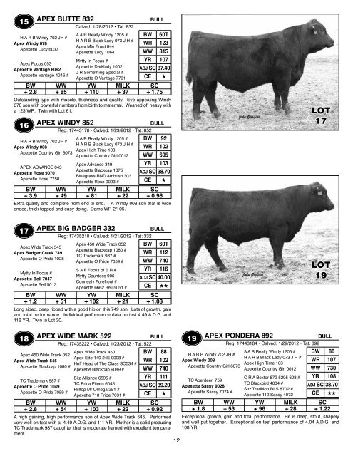 Download Catalog - BILL PELTON Livestock, LLC