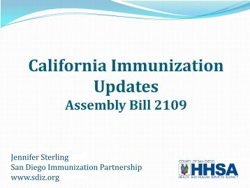 This is a draft HHSA PPT template - the San Diego Immunization ...