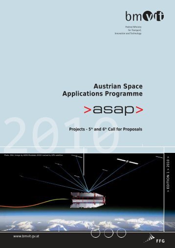 ASAP Weltraumprogramm - Projekte der 5. und 6. Ausschreibung