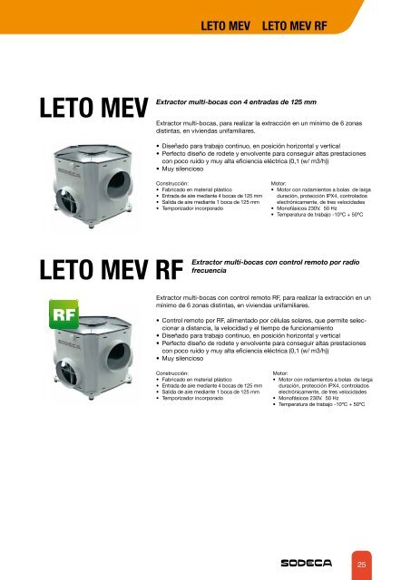 sistemas de ventilaciÃ³n para viviendas - Sodeca