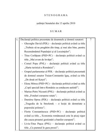Domnul Mircea-Dan GeoanÄ - Senatul RomÃ¢niei