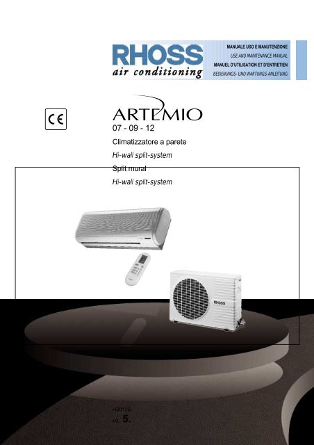 H50126-v05 Manuale Uso e Manut. Artemio 07-09-12 Mini - Rhoss