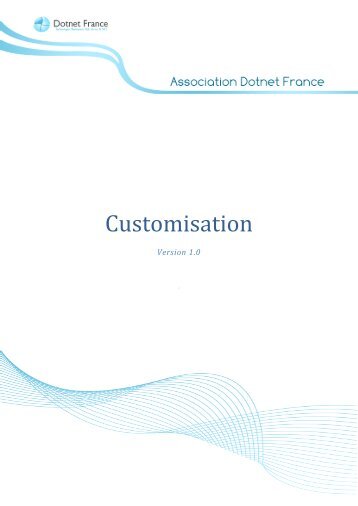 Customisation 21/04/09 - Dotnet-France