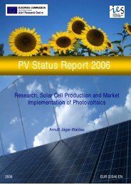 PV Status Report 2006