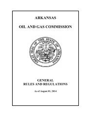 GENERAL RULE B - Arkansas Oil and Gas Commission