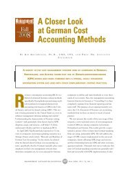 A Closer Look at German Cost Accounting Methods - Seeing this ...