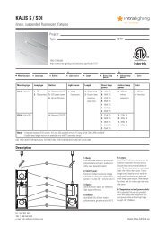 KALIS S / SDI - Intra lighting