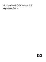 Migration Guide - OpenVMS Systems - Hewlett-Packard