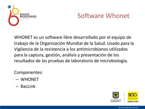 Instalación - Secretaría Distrital de Salud