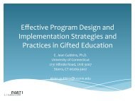 Effective Program Design and Implementation Strategies and ...