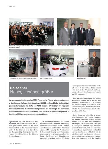 Neuer, schöner, größer - Autohaus Reisacher GmbH