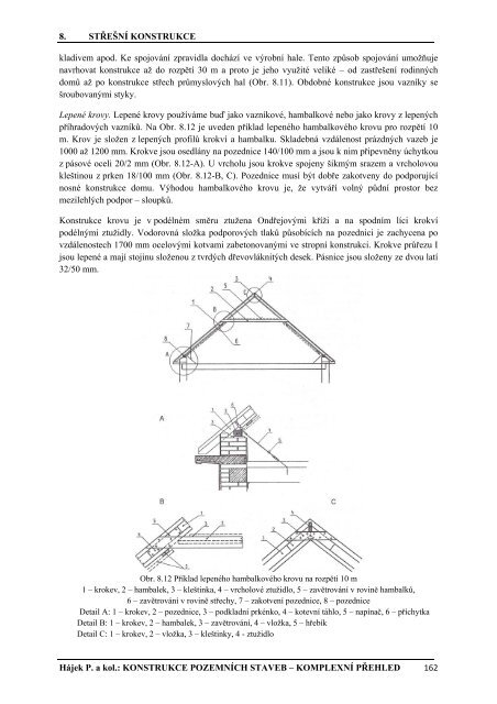 Hájek, P. a kol.: Konstrukce pozemních staveb - komplexní přehled