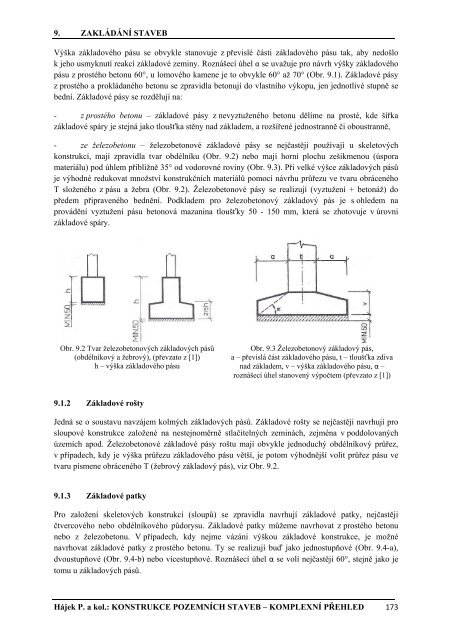Hájek, P. a kol.: Konstrukce pozemních staveb - komplexní přehled