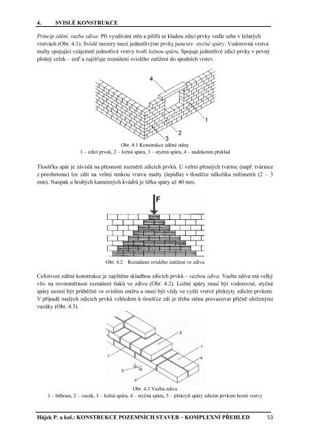 Hájek, P. a kol.: Konstrukce pozemních staveb - komplexní přehled