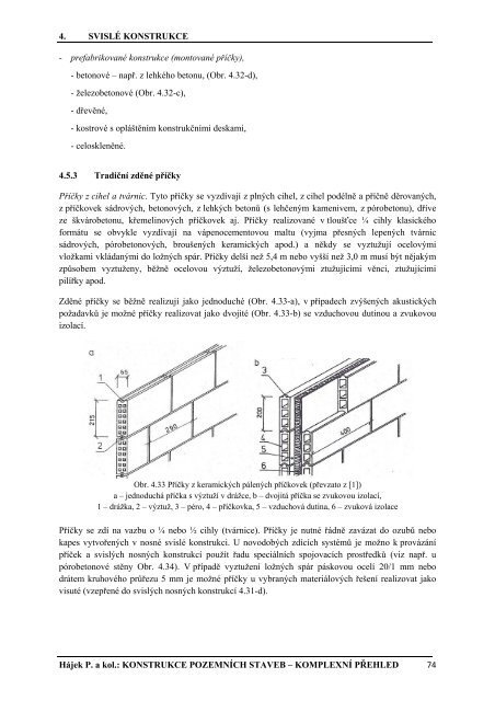Hájek, P. a kol.: Konstrukce pozemních staveb - komplexní přehled