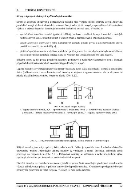 Hájek, P. a kol.: Konstrukce pozemních staveb - komplexní přehled