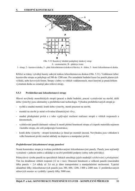 Hájek, P. a kol.: Konstrukce pozemních staveb - komplexní přehled