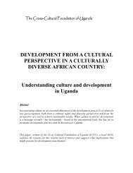 Development from a cultural perspective - Cross-Cultural ...