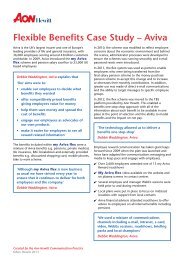 Flexible benefits case study â Aviva(PDF, 132.74 kB) - Employee ...