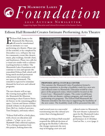 Edison Hall Remodel Creates  Intimate Performing Arts Theatre ...