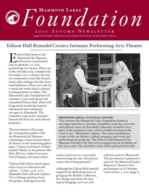 Edison Hall Remodel Creates Intimate Performing Arts Theatre ...