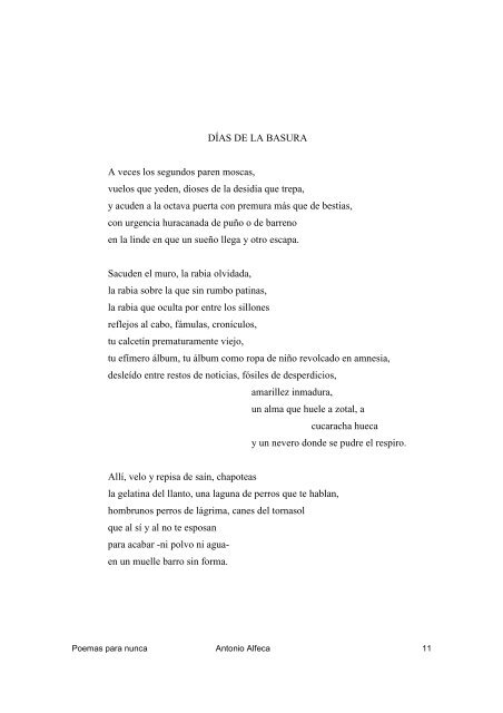 poemas para nunca - Publicatuslibros.com