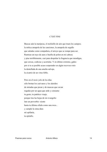 poemas para nunca - Publicatuslibros.com