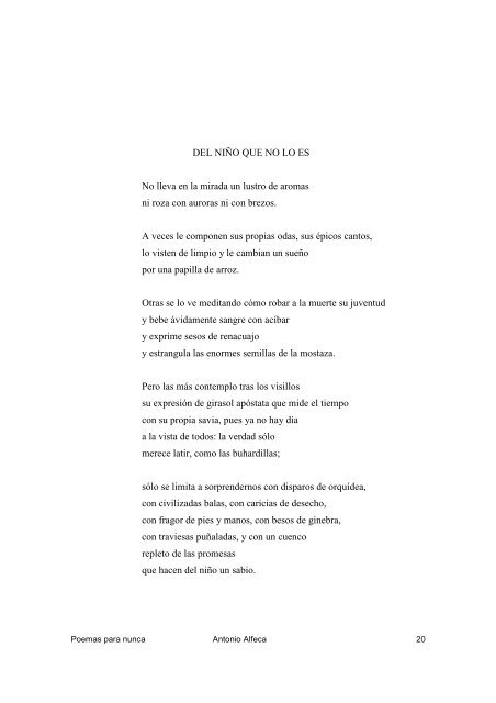 poemas para nunca - Publicatuslibros.com