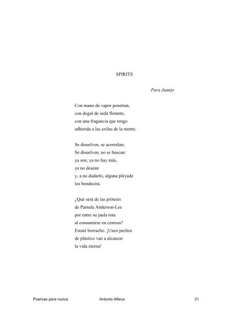 poemas para nunca - Publicatuslibros.com