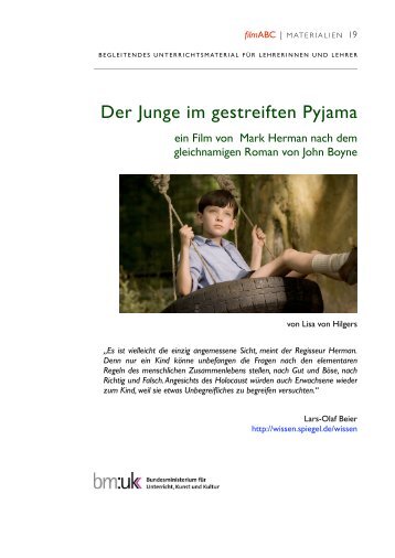 Der Junge im gestreiften Pyjama - mediamanual.at