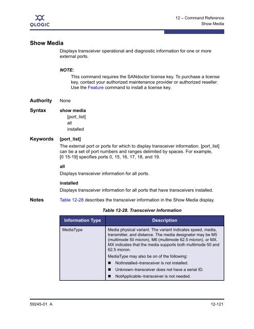 QLogic 8 Gb Intelligent Pass-thru Module for IBM BladeCenter ...