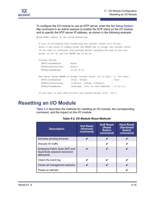 QLogic 8 Gb Intelligent Pass-thru Module for IBM BladeCenter ...