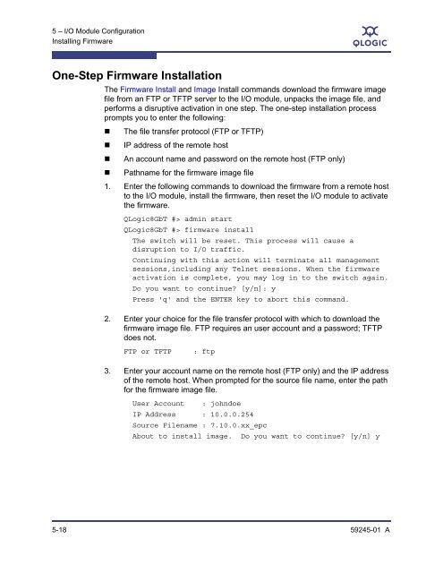 QLogic 8 Gb Intelligent Pass-thru Module for IBM BladeCenter ...