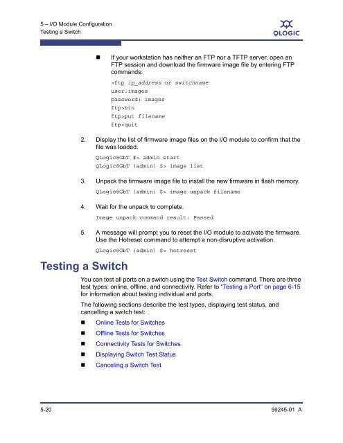 QLogic 8 Gb Intelligent Pass-thru Module for IBM BladeCenter ...