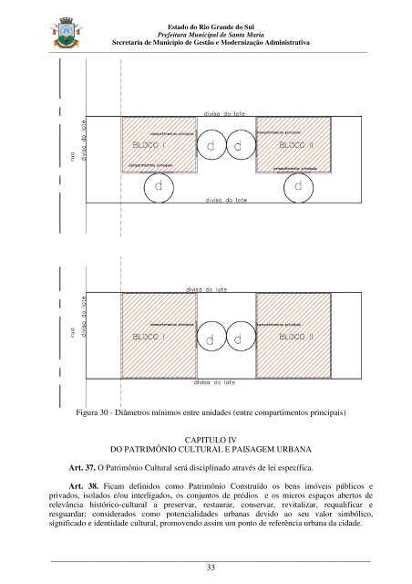 Lei de Uso e OcupaÃ§Ã£o do Solo - Prefeitura Municipal de Santa Maria