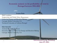 Economic Analysis on the Profitability of Wind in Portugal between ...