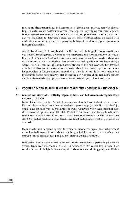 Nummer 3/2006 (.pdf) - FOD Sociale Zekerheid