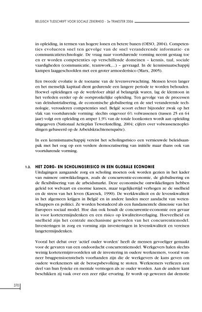 Nummer 3/2006 (.pdf) - FOD Sociale Zekerheid