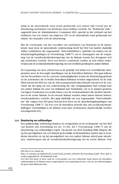 Nummer 3/2006 (.pdf) - FOD Sociale Zekerheid