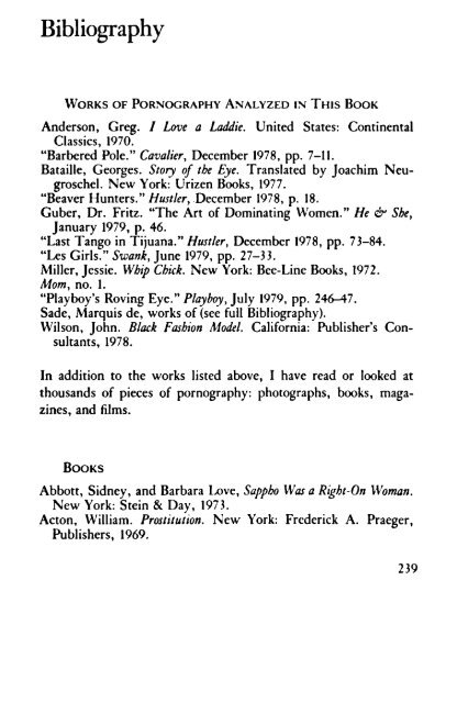 Pornography: Men Possessing Women, by: Andrea ... - Feminish