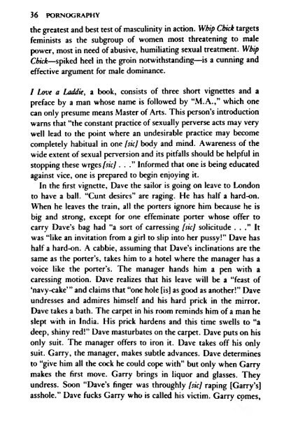 Pornography: Men Possessing Women, by: Andrea ... - Feminish