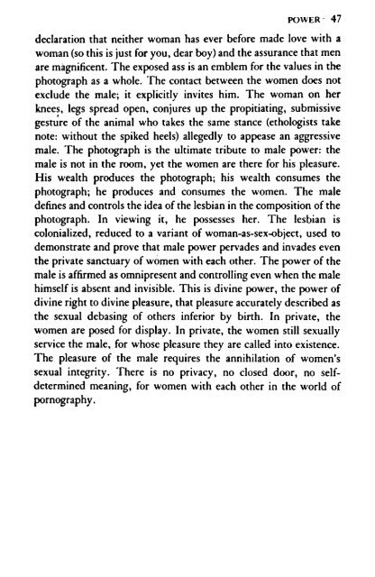 Pornography: Men Possessing Women, by: Andrea ... - Feminish