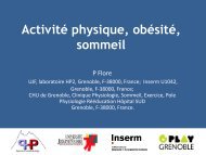 Activité physique, obésité, sommeil