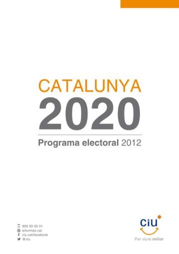 Programa Electoral 2012